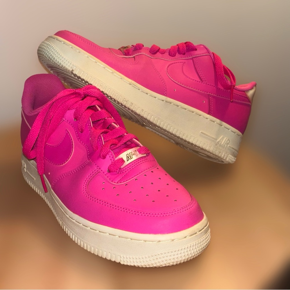 Nike Pink Air Force 1 Sneakers